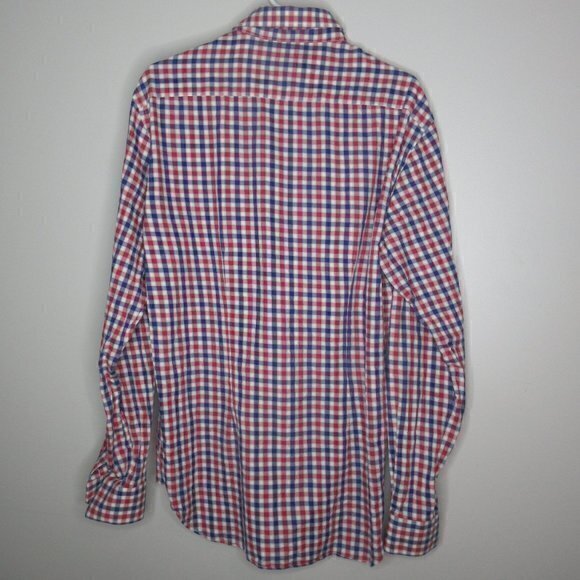 Culturata Roma plaid button up shirt sz L - Picture 6 of 6